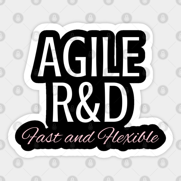 Agile R&D Sticker by Viz4Business